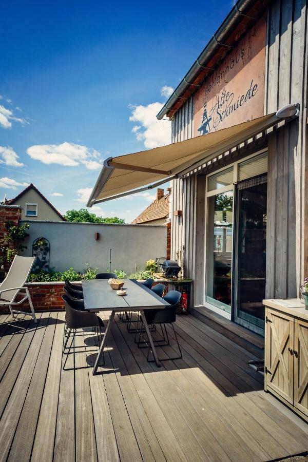 Alte Schmiede Mit Sauna, Pool Und Whirpool Im Aussenbereich Schoenstes Ferienhaus Der Lausitz Elsterheide 外观 照片